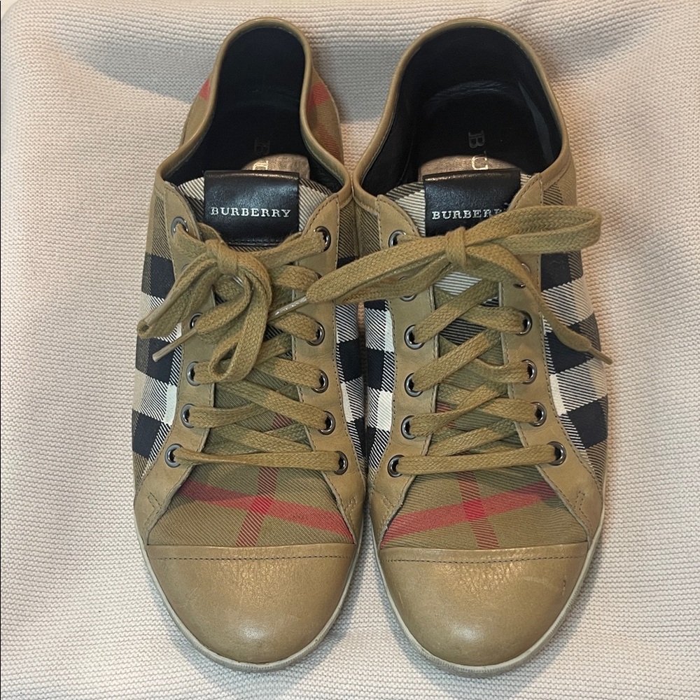Burberry Women’s Plaid Sneakers